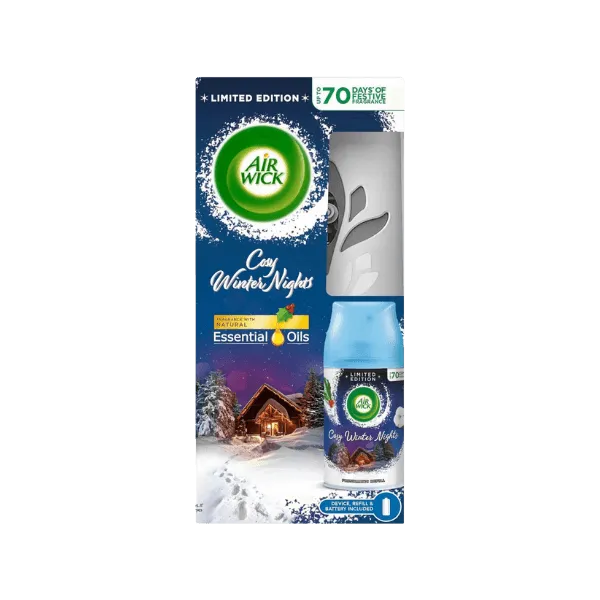 AIR WICK FRESHMATIC AUTO SPRAY KIT COSY WINTER NIGHTS 250ML