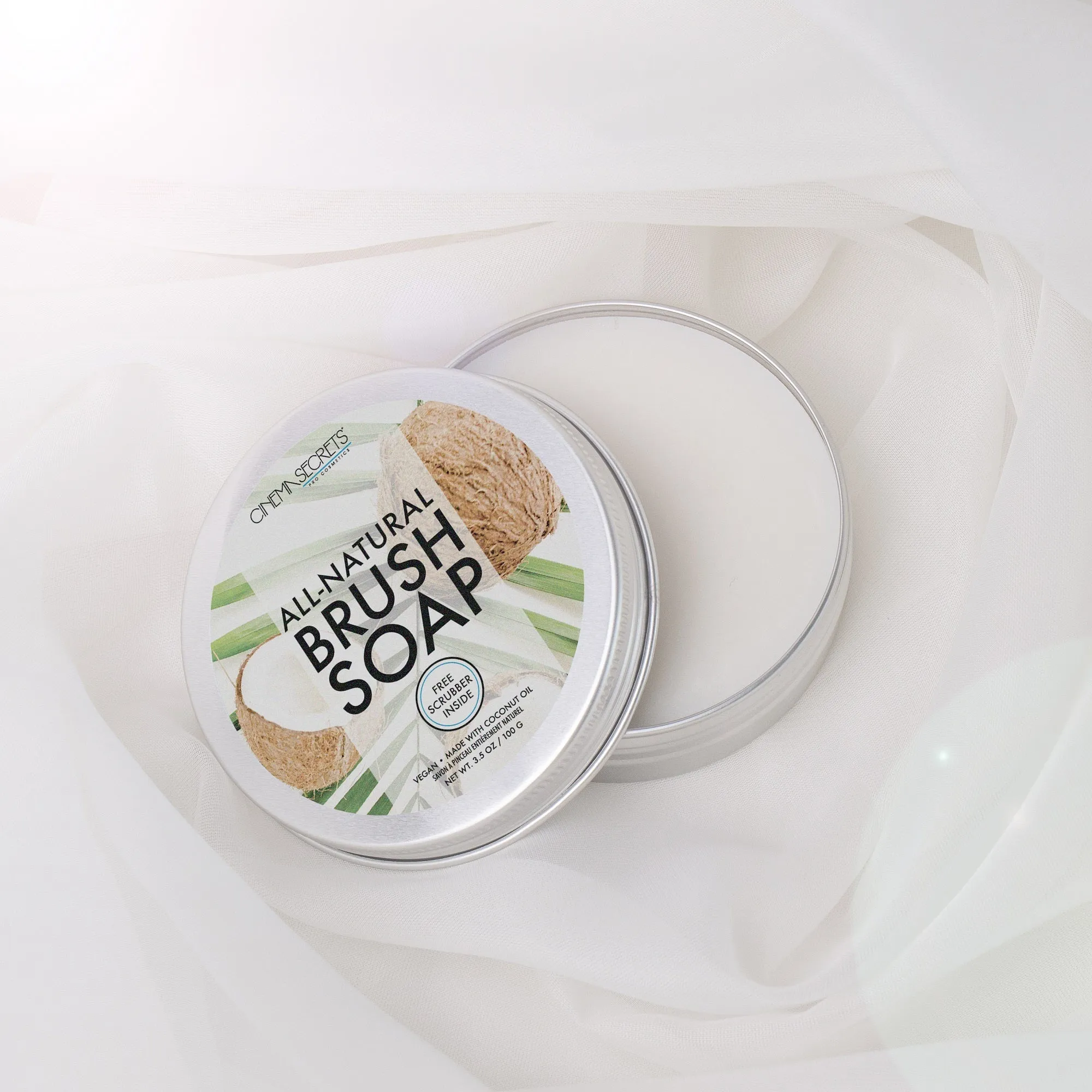 ALL-NATURAL BRUSH SOAP - WITH SCRUBBER
