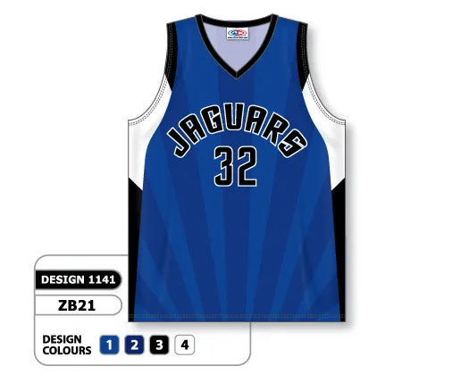 Athletic Knit Custom Sublimated Basketball Jersey Design 1141