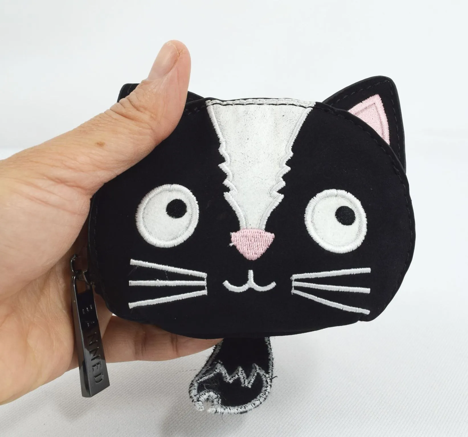Black and White Cat Pocus Coin Purse