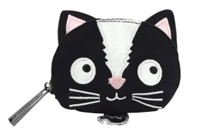 Black and White Cat Pocus Coin Purse