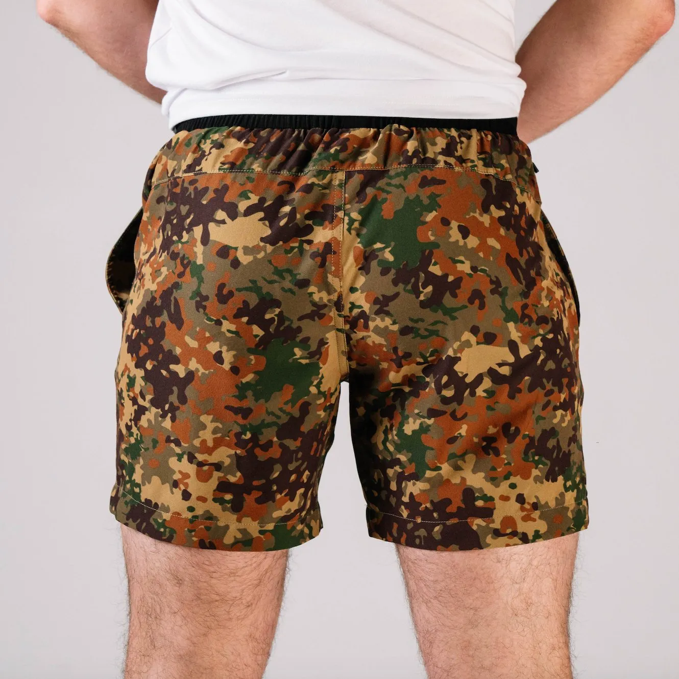 Carrier Training Shorts - Flecktarn Camo 5"