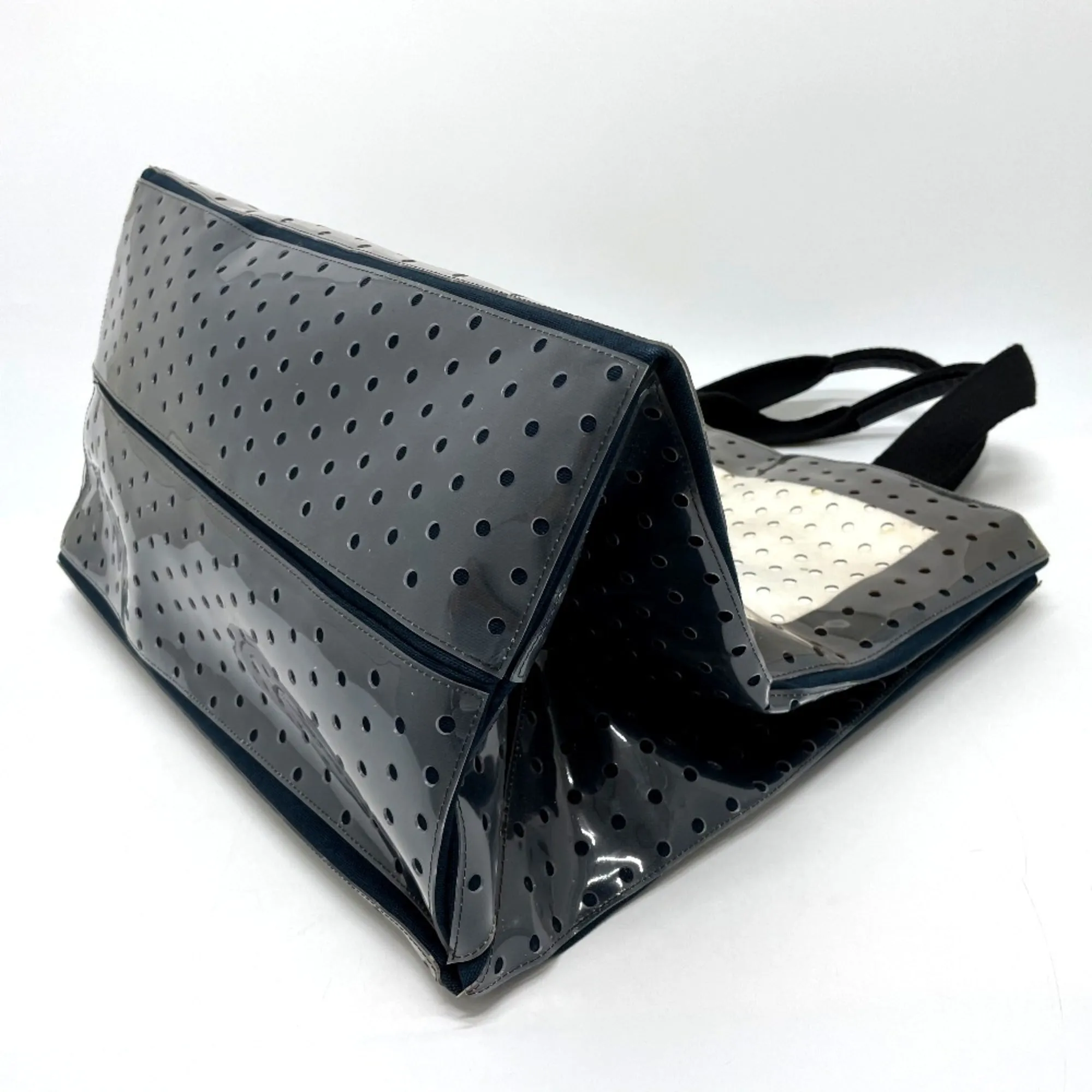 Chanel A46096 Sports bag fabric Tote Bag Navy