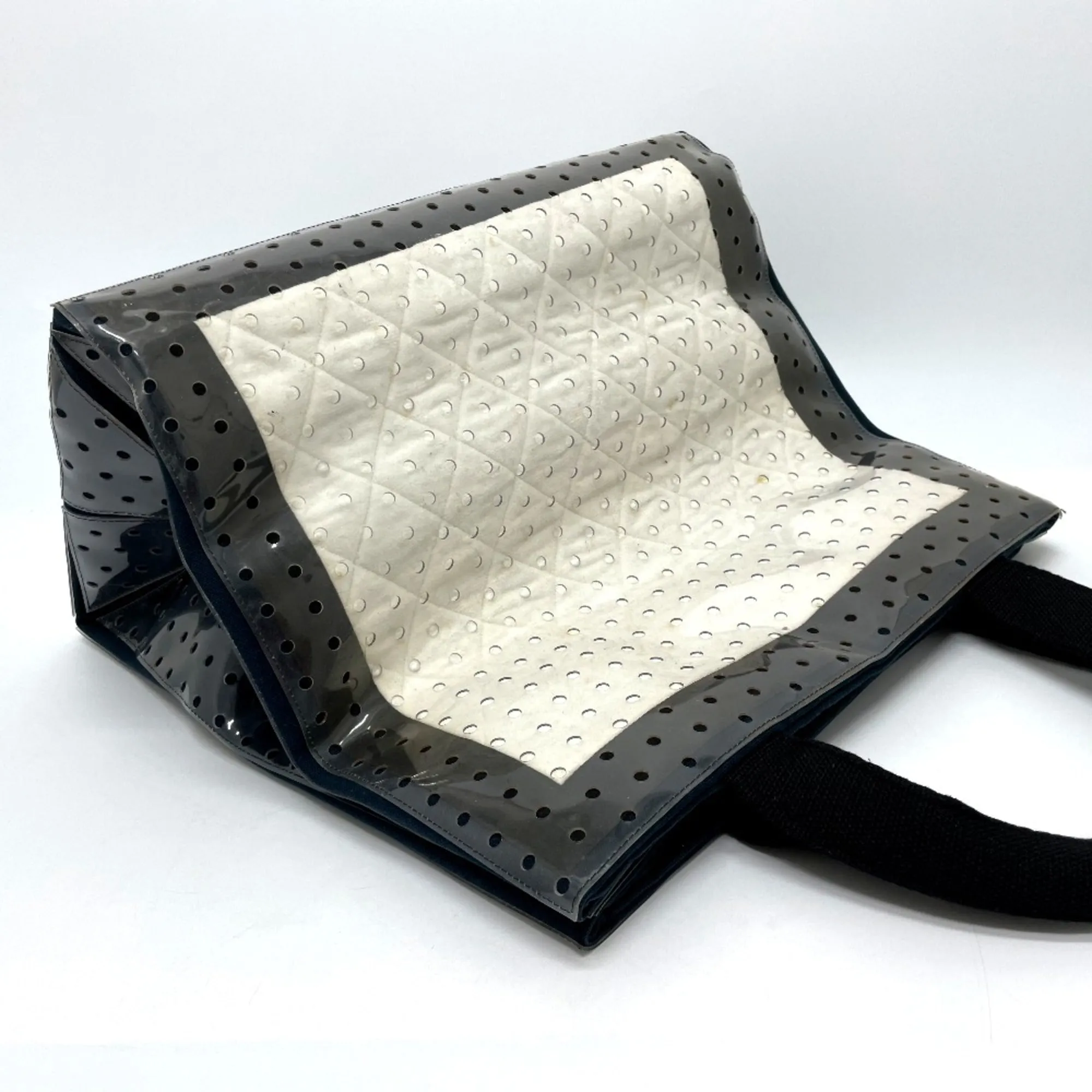 Chanel A46096 Sports bag fabric Tote Bag Navy