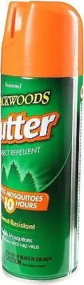 Cutter Unscented 10 Hour Insect Repellent Water Resistant Bug Spray Can 6 oz