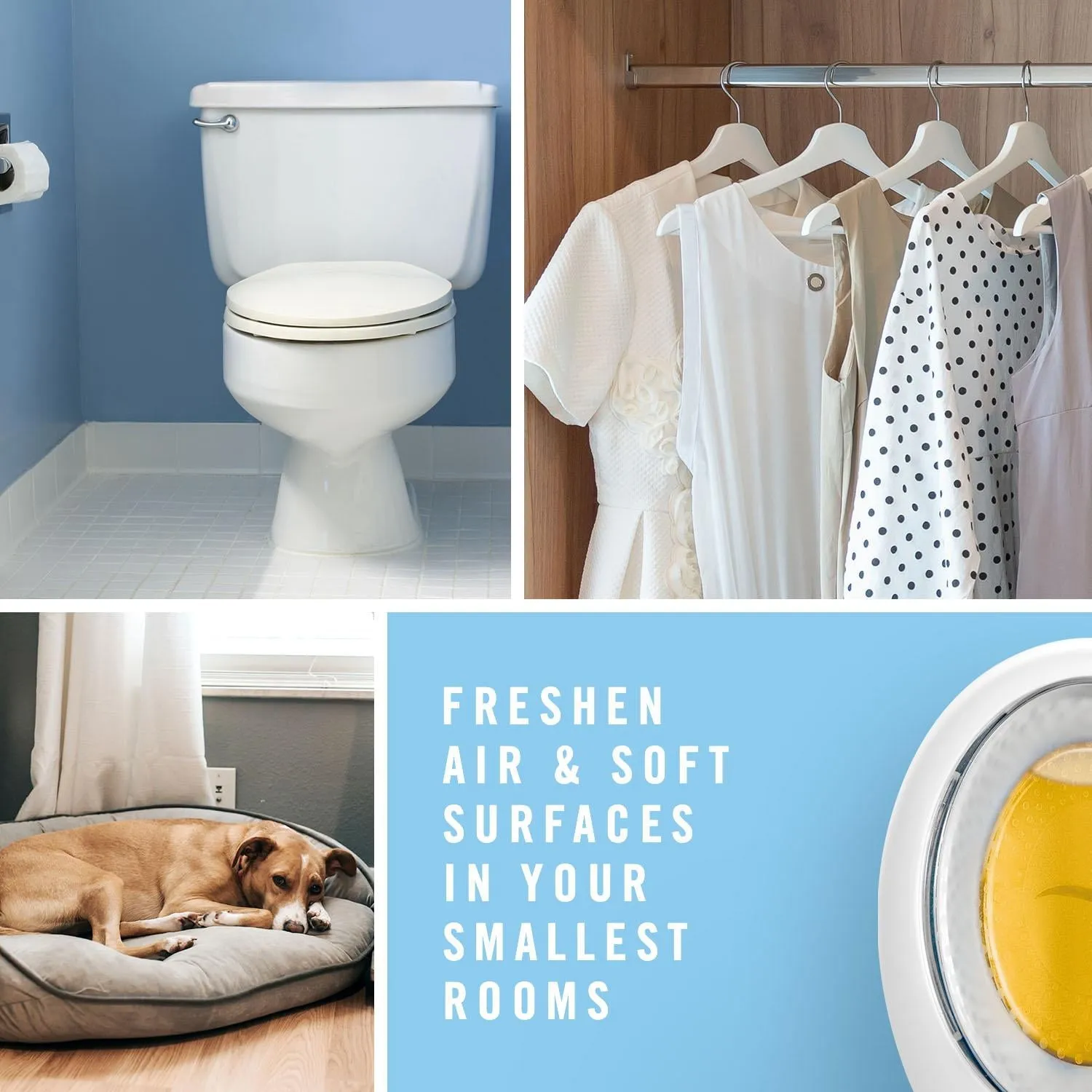 Febreze Small Spaces Air Freshener, Gain Original Scent, 1 Count