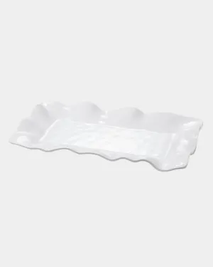 Havana Rectangle Long Platter White