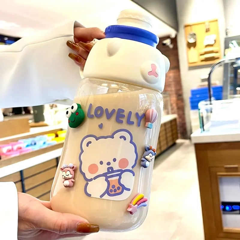 Kawaii Jumbo Bear Water Bottle 1200ml