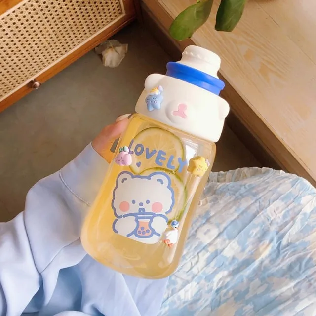 Kawaii Jumbo Bear Water Bottle 1200ml