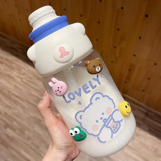 Kawaii Jumbo Bear Water Bottle 1200ml