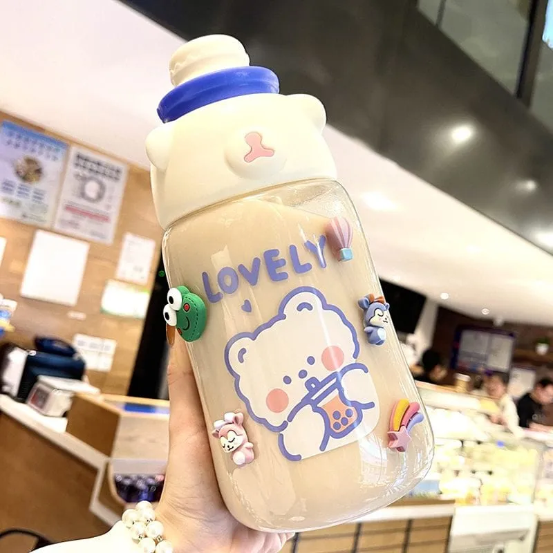 Kawaii Jumbo Bear Water Bottle 1200ml