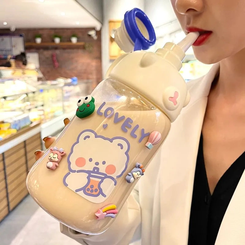 Kawaii Jumbo Bear Water Bottle 1200ml