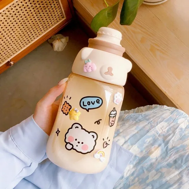 Kawaii Jumbo Bear Water Bottle 1200ml