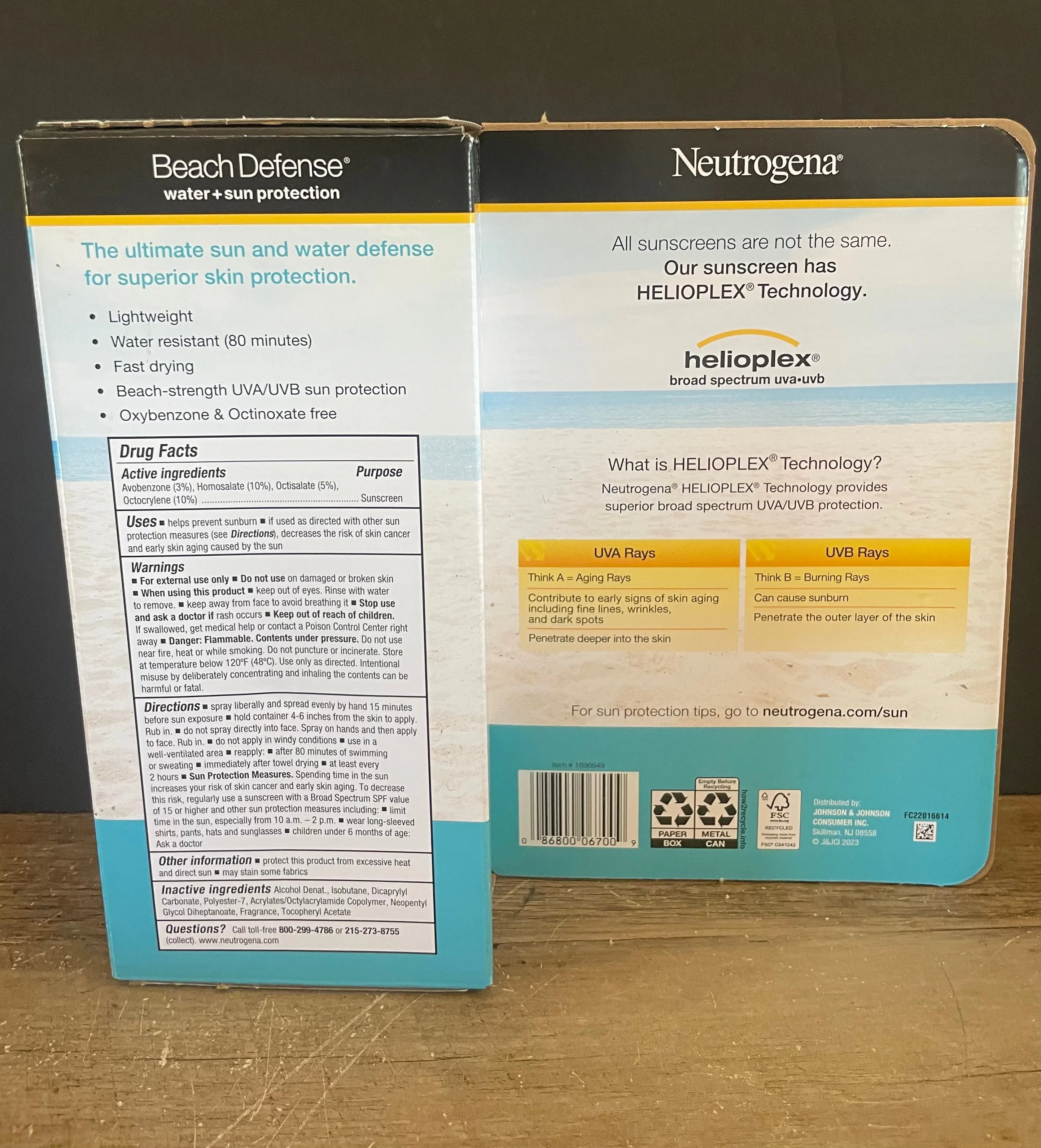 <€€ New Neutragena Dual Pack Beach Strength Defense Water Sun 60  SPF Protection Sunscreen Spray Helioplex