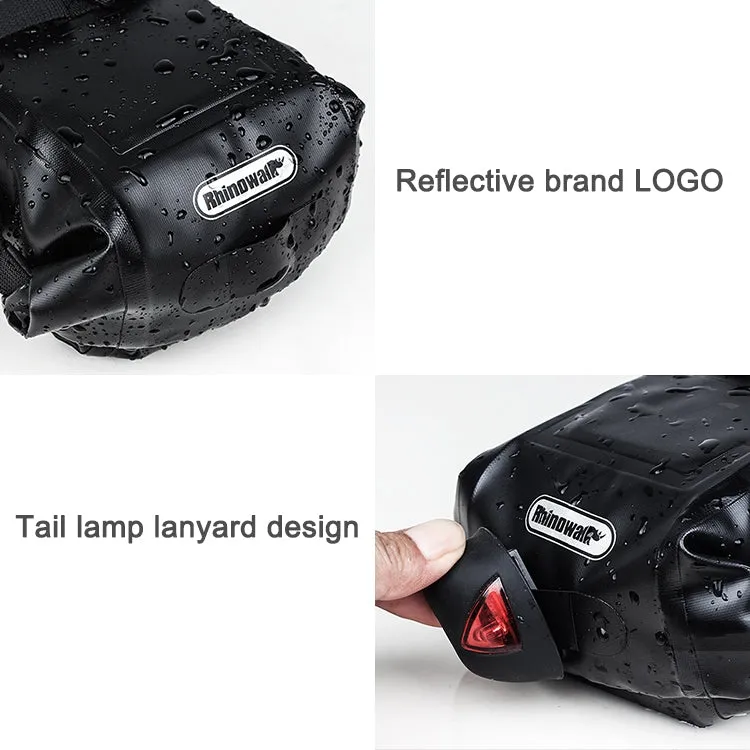 Rhinowalk TF550 Bicycle Tail Bag Waterproof Bicycle Saddle Bag Mountain Bike Back Seat Bag Riding Bag