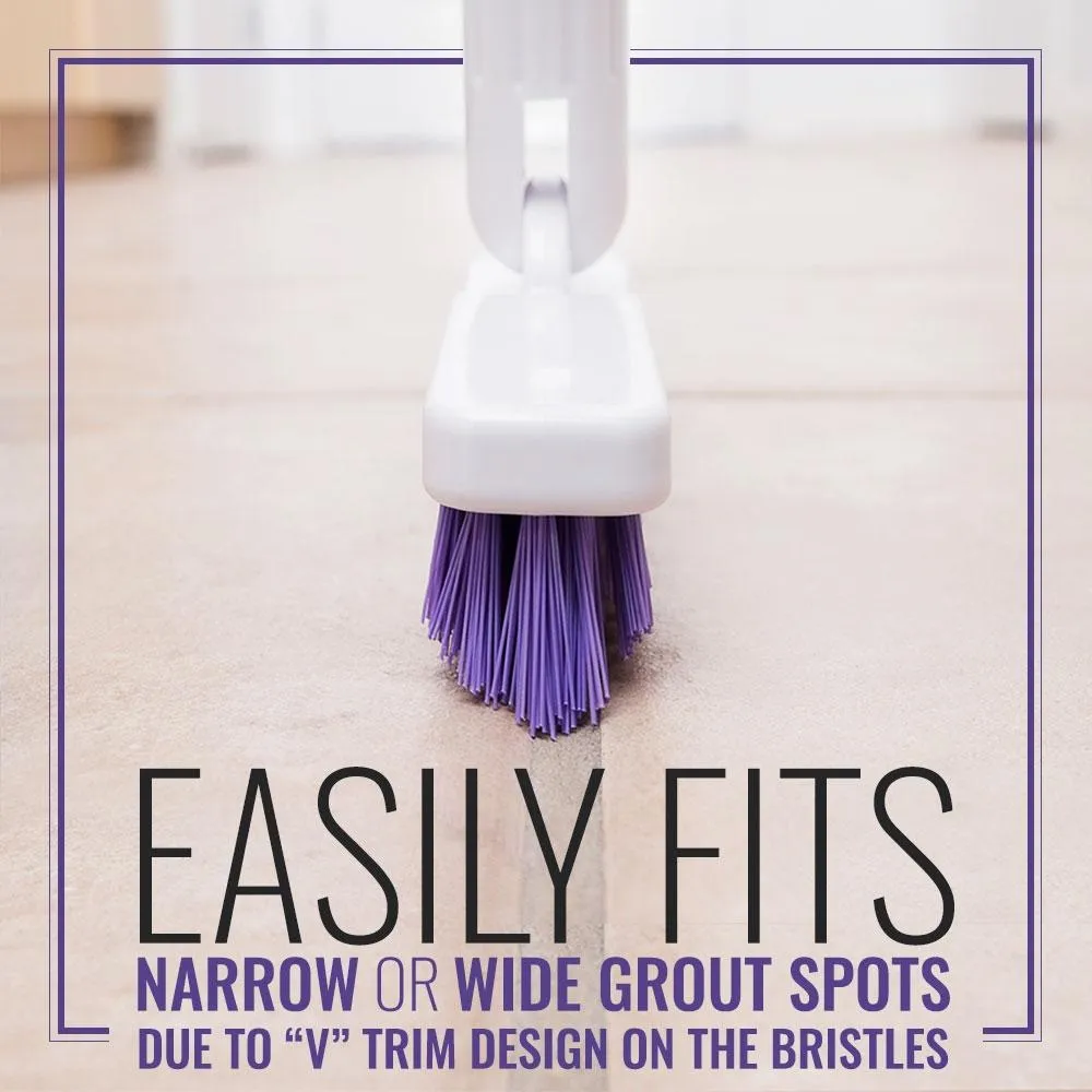 Tile Grout E-Z Scrubber Complete - Lightweight Multipurpose Surface Scrubber
