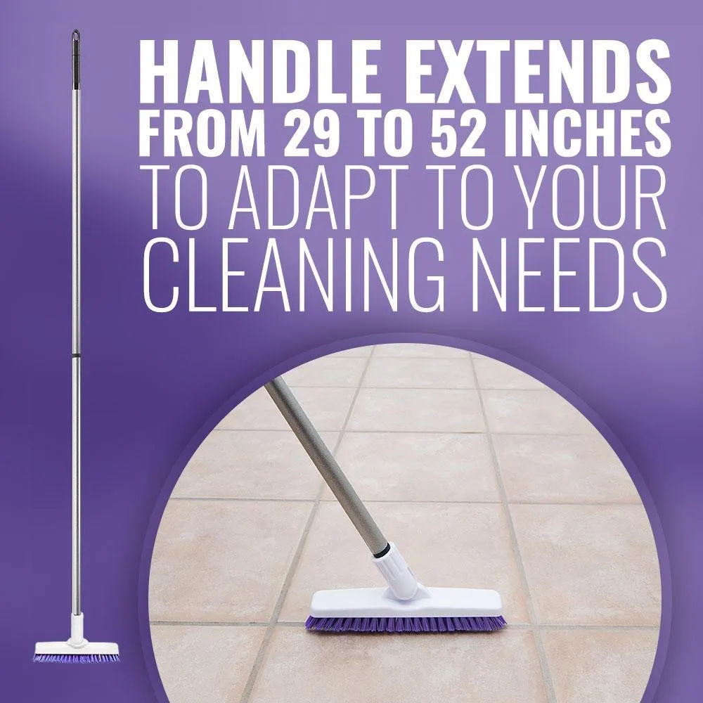 Tile Grout E-Z Scrubber Complete - Lightweight Multipurpose Surface Scrubber