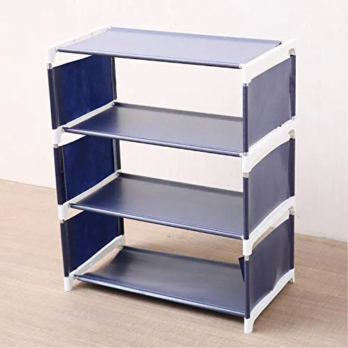 Zizer Shoe Racks for Home (4_Maroon_L)